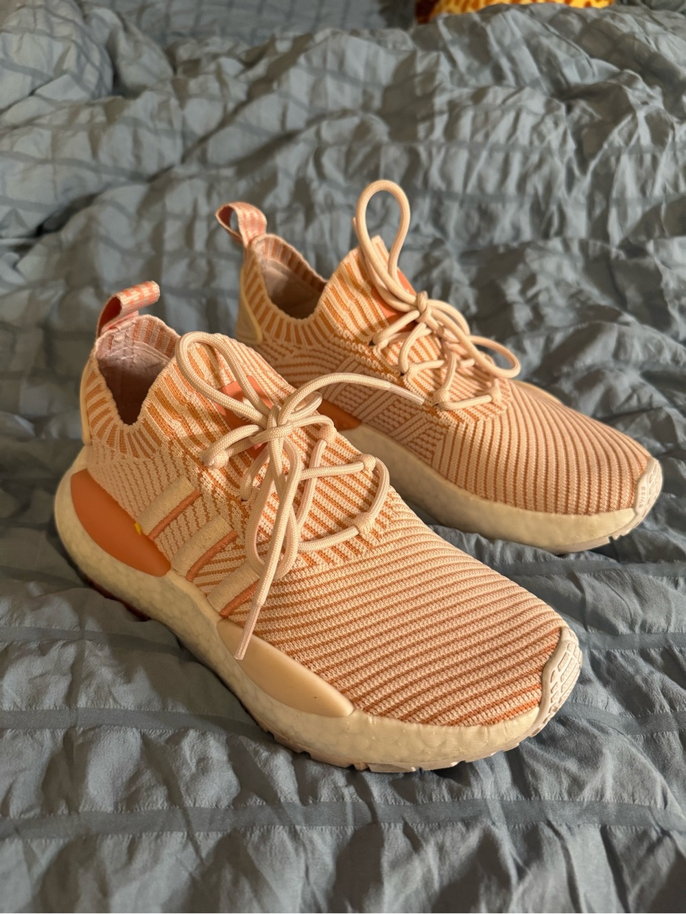 adidas Women's Peach Knit Running Sneakers